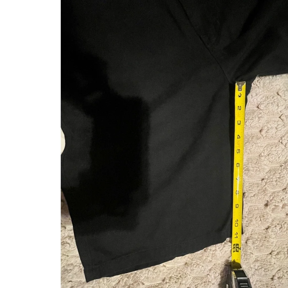 Plugg Mens Black Chino Shorts Cotton Casual Everyday Size 34